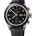 Oris Oris Artelier 01 774 7661 4484-Set  01 774 7661 4484-Set механические мужские часы  черный циферблат, браслет кожаный — вид спереди